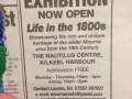 Publiscising the new exhibition in the Mourne Observer